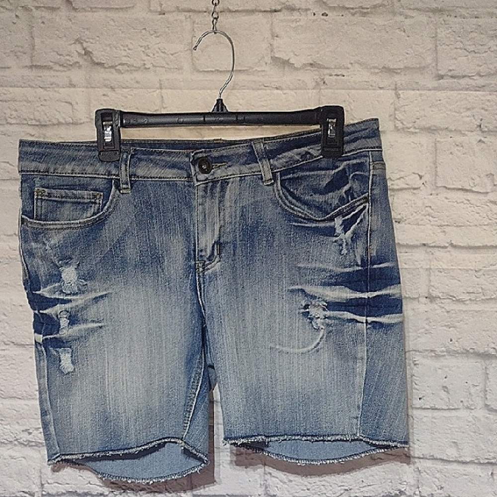 Red Rivet Denim Blue Women's Shorts(15)